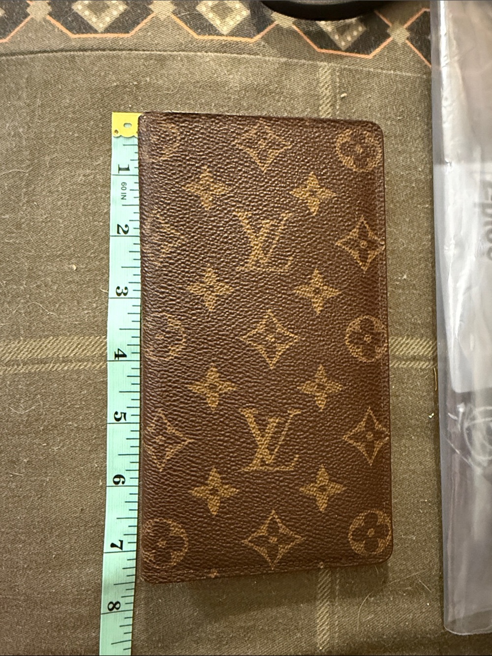 Louis Vuitton Brown Monogram Travel Wallet